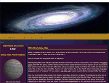 Tablet Screenshot of milkywaygalaxyatlas.com